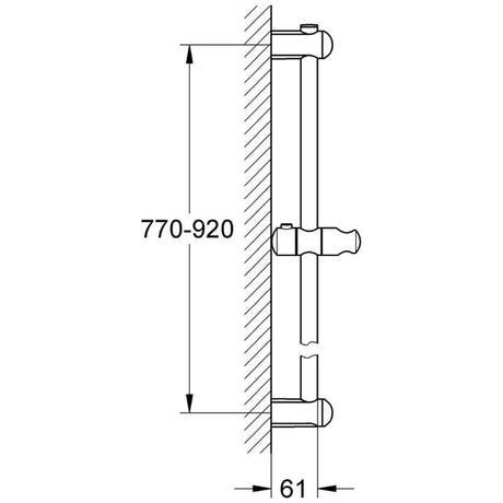 GROHE Euphoria Brausestange 90 cm