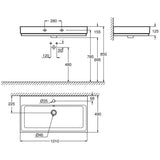 GROHE Cube Keramik Waschtisch 100 cm