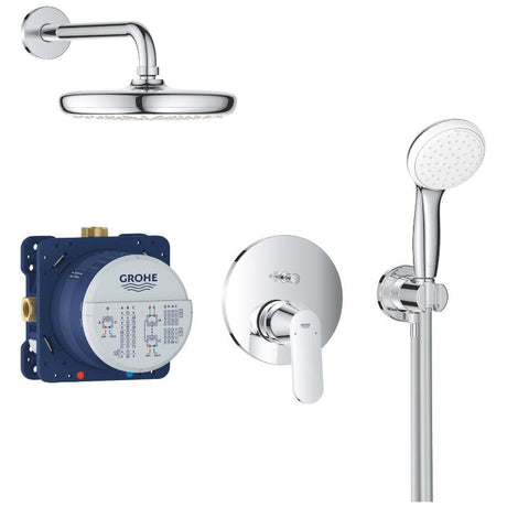 GROHE Eurosmart Cosmopolitan Duschsystem Unterputz mit Tempesta 210