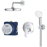 GROHE Eurosmart Cosmopolitan Duschsystem Unterputz mit Tempesta 210