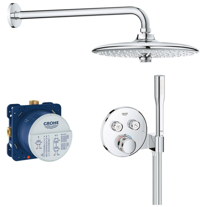 GROHE Grohtherm SmartControl DS UP mit Euphoria 260