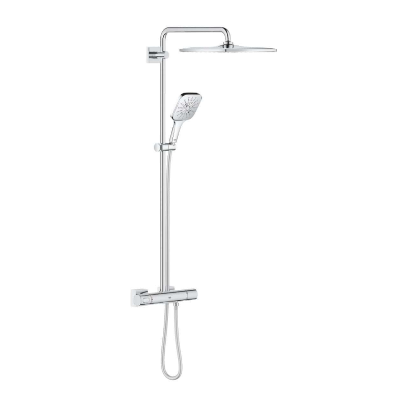 GROHE Rainshower SmartActive Cube 310 Duschsystem mit Thermostatbatterie, inkl. EcoJoy