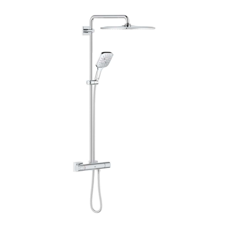 GROHE Rainshower SmartActive Cube 310 Duschsystem mit Thermostatbatterie, inkl. EcoJoy