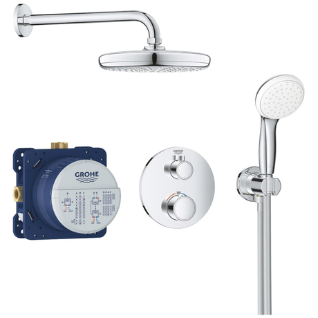 GROHE Grohtherm Duschsystem Unterputz mit Tempesta 210