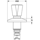 GROHE Oberteil Costa für UP-Ventile 3/4 Zoll