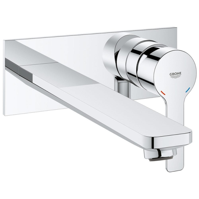 GROHE Lineare Neu 2-Loch-Waschtischbatterie Unterputz, Ausladung 20 cm