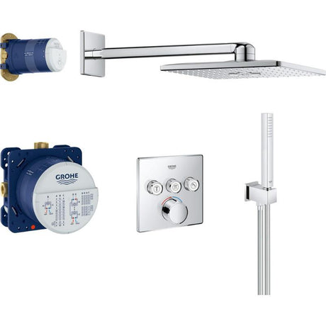 GROHE SmartControl Duschsystem Unterputz, eckig