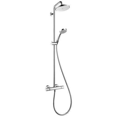 hansgrohe Croma 220 Showerpipe mit Brausearm 40 cm, schwenkbar