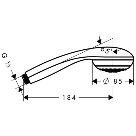 hansgrohe Crometta 85 Handbrause Mono