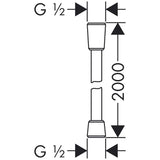 hansgrohe Isiflex Brauseschlauch 200 cm