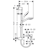 hansgrohe Croma Select S Vario Combi Set 90 cm