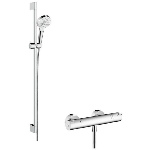 hansgrohe Ecostat 1001 CL Combi 90 cm mit Crometta Vario Handbrause