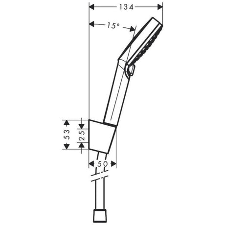 hansgrohe Crometta Vario Porter Set 125 cm