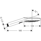 hansgrohe Raindance Select E Handbrause 120 3jet