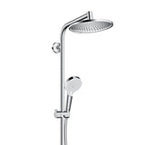 hansgrohe Crometta S 240 1jet Showerpipe mit Einhebelmischer