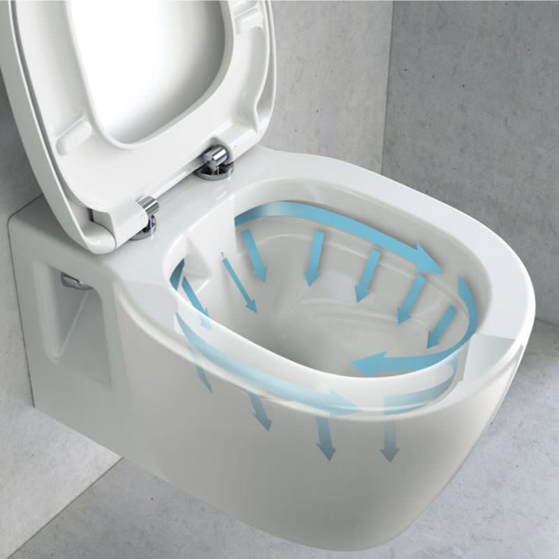 Ideal Standard Connect Wand-WC spülrandlos Kombipaket mit WC-Sitz