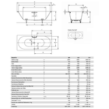 Kaldewei Classic Duo 114 Badewanne 190 x 90 cm