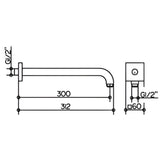 Keuco IXMO Unterputz Duschsystem mit Thermostat, Stabhandbrause und Kopfbrause