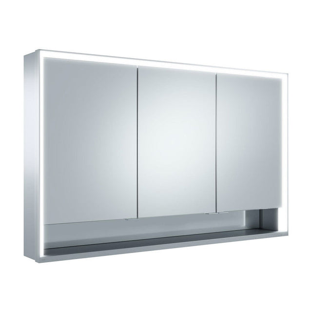 Keuco Royal Lumos Wandvorbau Spiegelschrank 120 x 73,5 cm, offene Ablage