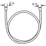 Kludi SUPRAFLEX Brauseschlauch 160 cm DN 15