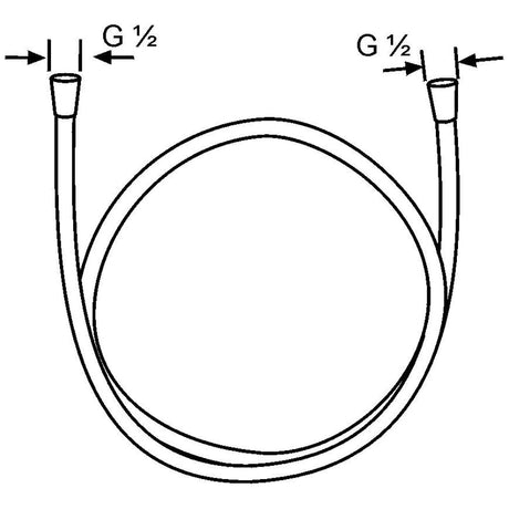 Kludi SUPRAFLEX Brauseschlauch 160 cm DN 15