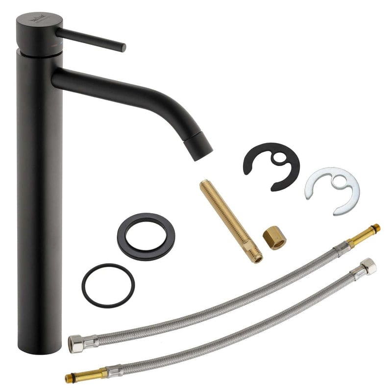 Kronenbach Lima 2.0 Black Waschtisch-Einhebelmischer XXL für Schalenbecken