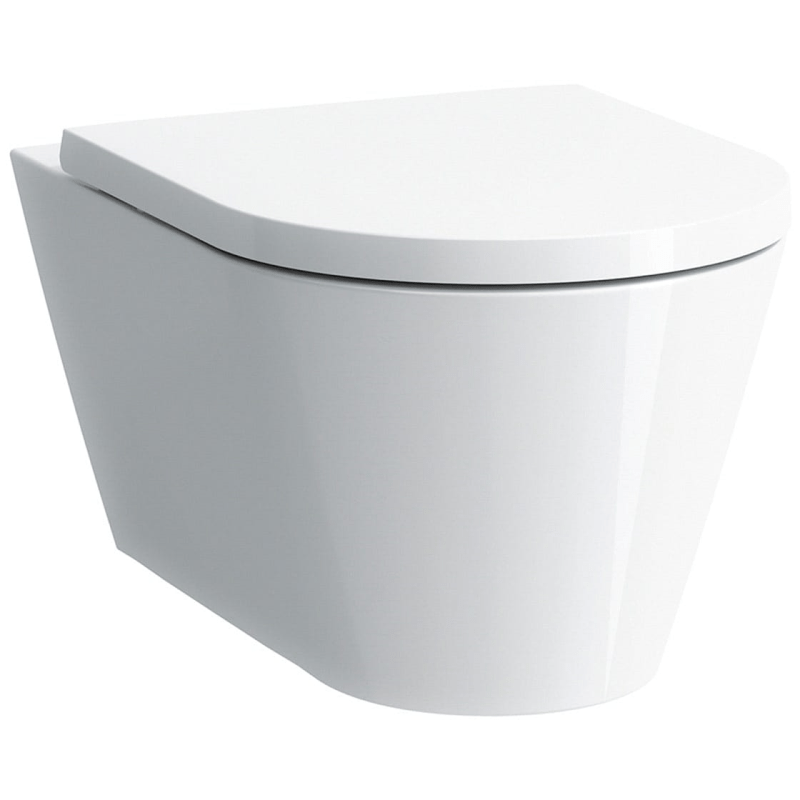 LAUFEN Kartell Wand WC PACK mit Tiefspüler spülrandlos, WC Sitz inkl. Absenkautomatik, EasyFit