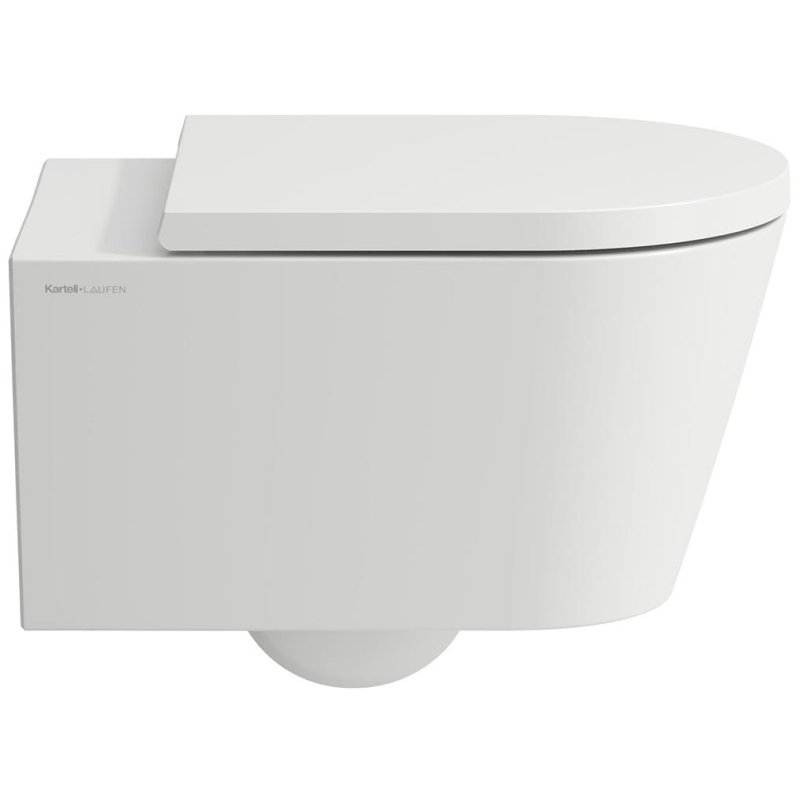 LAUFEN Kartell Wand WC PACK mit Tiefspüler spülrandlos, WC Sitz inkl. Absenkautomatik, EasyFit