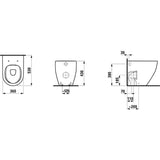LAUFEN Pro Spülrandlose Stand-WC