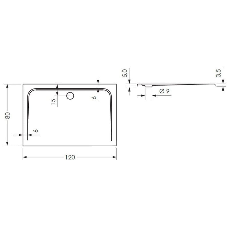 STEINKAMP Plan Duschwanne superflach
