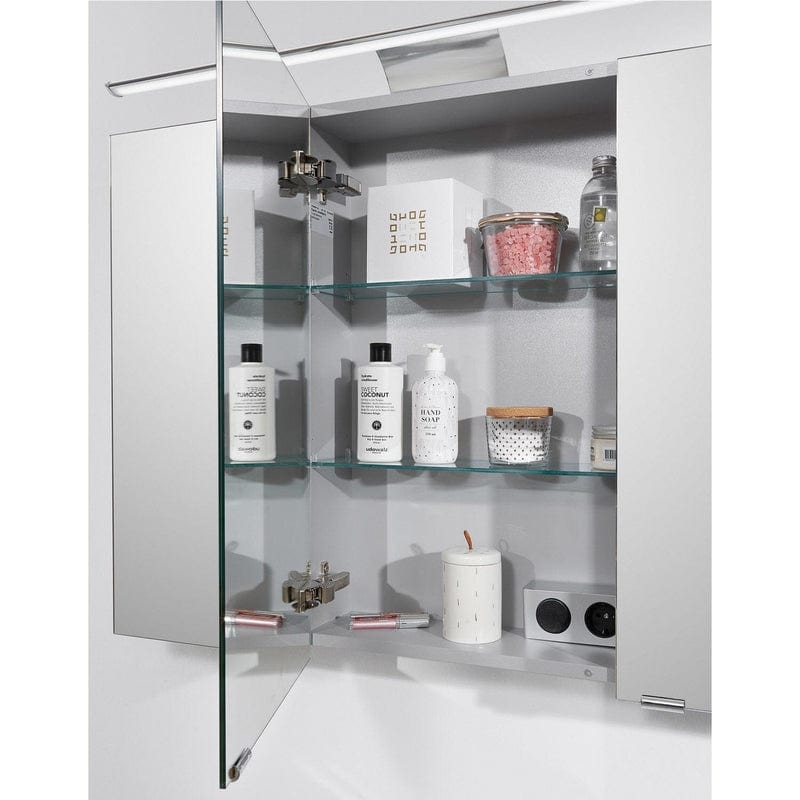 Steinkamp Life 2.0 Spiegelschrank 100 cm mit LED Aufsatzleuchte