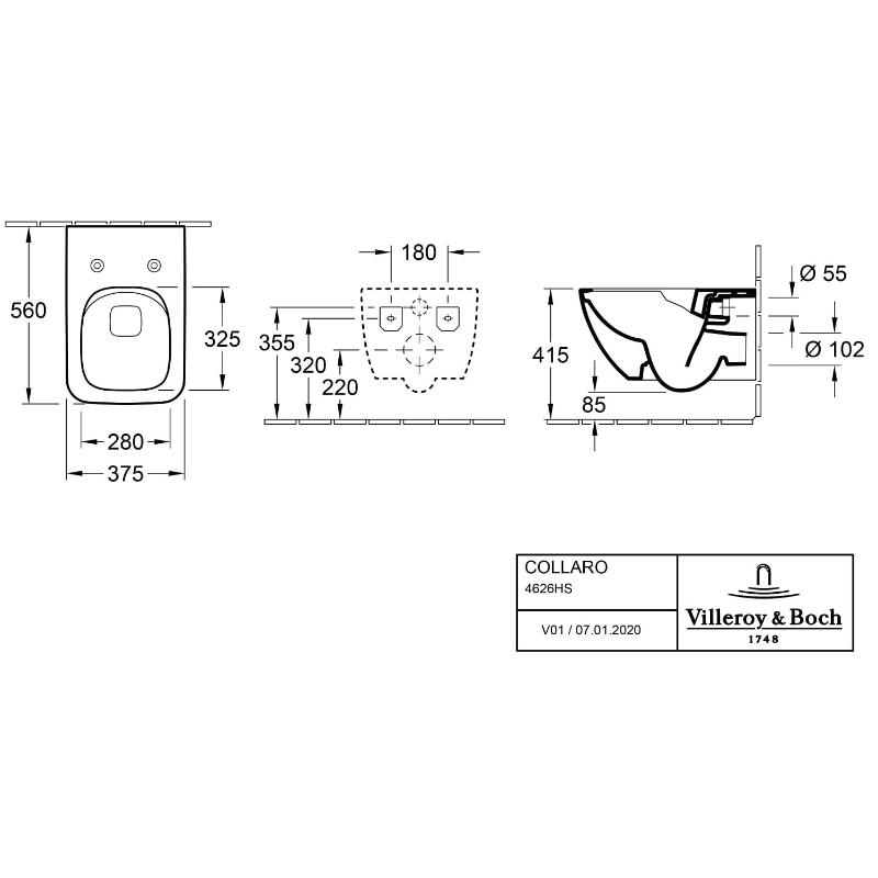 Villeroy & Boch Collaro Combi-Pack