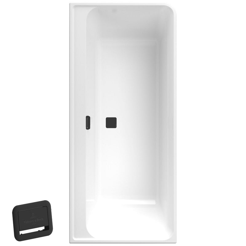 Villeroy & Boch Collaro Vorwand-Badewanne Duo 179 x 79 cm für Eckeinbau links