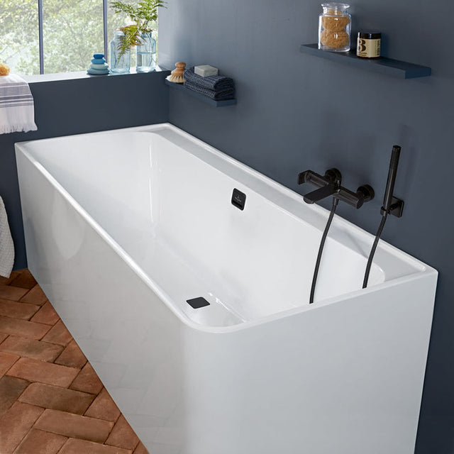 Villeroy & Boch Collaro Vorwand-Badewanne Duo 179 x 79 cm für Eckeinbau links