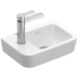 Villeroy & Boch O.novo Handwaschbecken compact 36 x 25 cm ohne Überlauf, Becken rechts