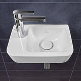 Villeroy & Boch O.novo Handwaschbecken compact 36 x 25 cm ohne Überlauf, Becken rechts