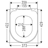 Villeroy & Boch Architectura WC-Sitz mit Quick-Release und Softclose