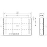 Villeroy & Boch My View 14 Spiegelschrank 120 x 75 x 17,3 cm mit LED Beleuchtung