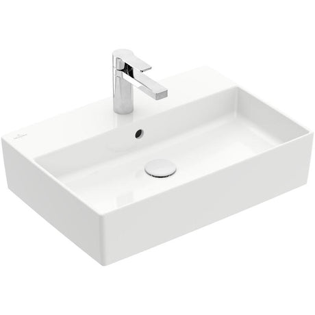 Villeroy & Boch Memento 2.0 Aufsatzwaschtisch 60 cm mit Hahnloch, mit Überlauf