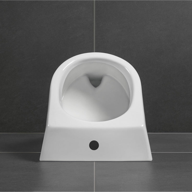 Villeroy & Boch O.novo Absaug-Urinal, ohne Deckel, DirectFlush, Zulauf von oben