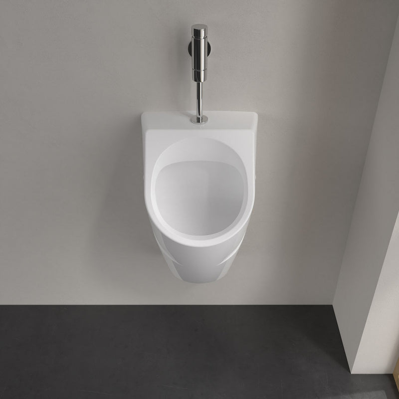 Villeroy & Boch O.novo Absaug-Urinal, ohne Deckel, DirectFlush, Zulauf von oben