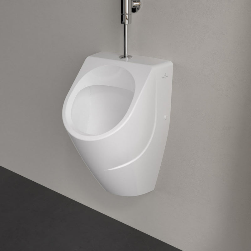 Villeroy & Boch O.novo Absaug-Urinal, ohne Deckel, DirectFlush, Zulauf von oben