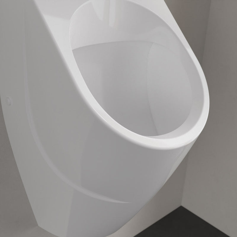 Villeroy & Boch O.novo Absaug-Urinal, ohne Deckel, DirectFlush, Zulauf von oben