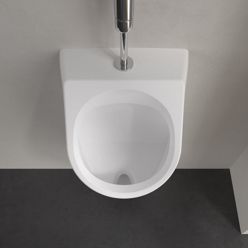 Villeroy & Boch O.novo Absaug-Urinal, ohne Deckel, DirectFlush, Zulauf von oben