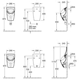 Villeroy & Boch O.novo Urinal-Deckel