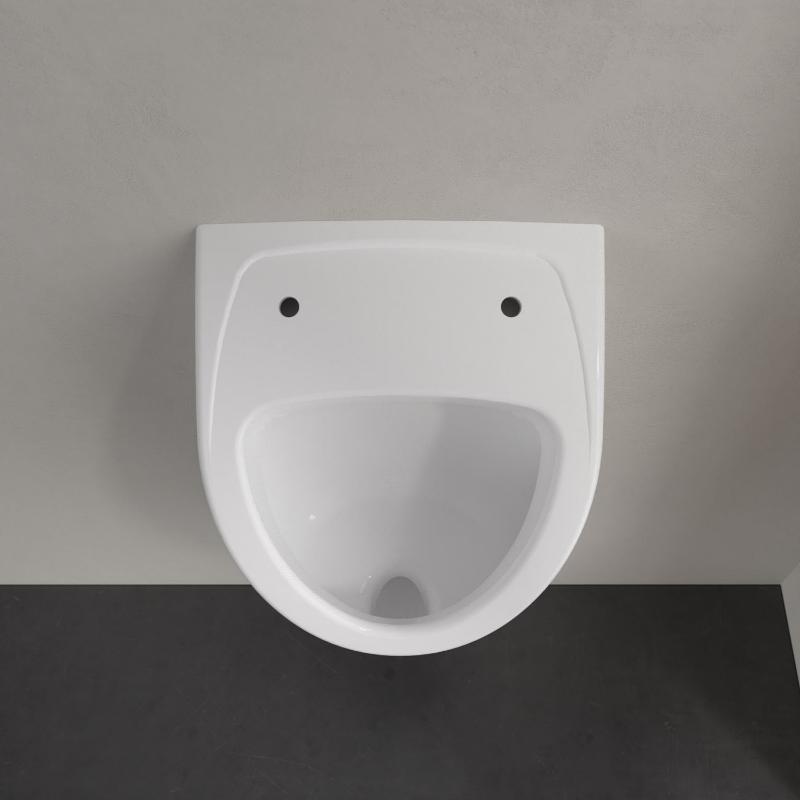 Villeroy & Boch O.novo Absaug-Urinal Compact, für Deckel, Zulauf verdeckt