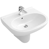 Villeroy & Boch O.novo Waschtisch 65 x 51 cm mit Überlauf, 1 Hahnloch