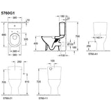 Villeroy & Boch O.novo WC-Spülkasten Zulauf seitlich oder von hinten