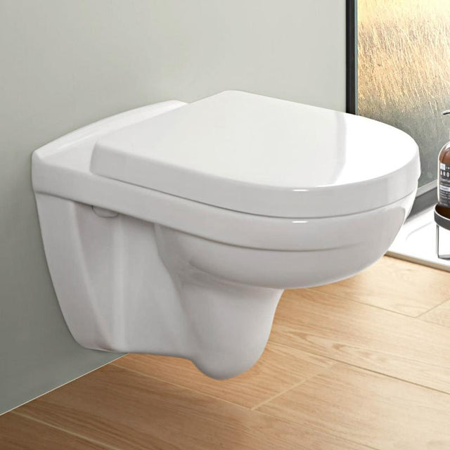 Villeroy & Boch O.novo Wand-Tiefspülklosett Combi-Pack mit WC-Sitz