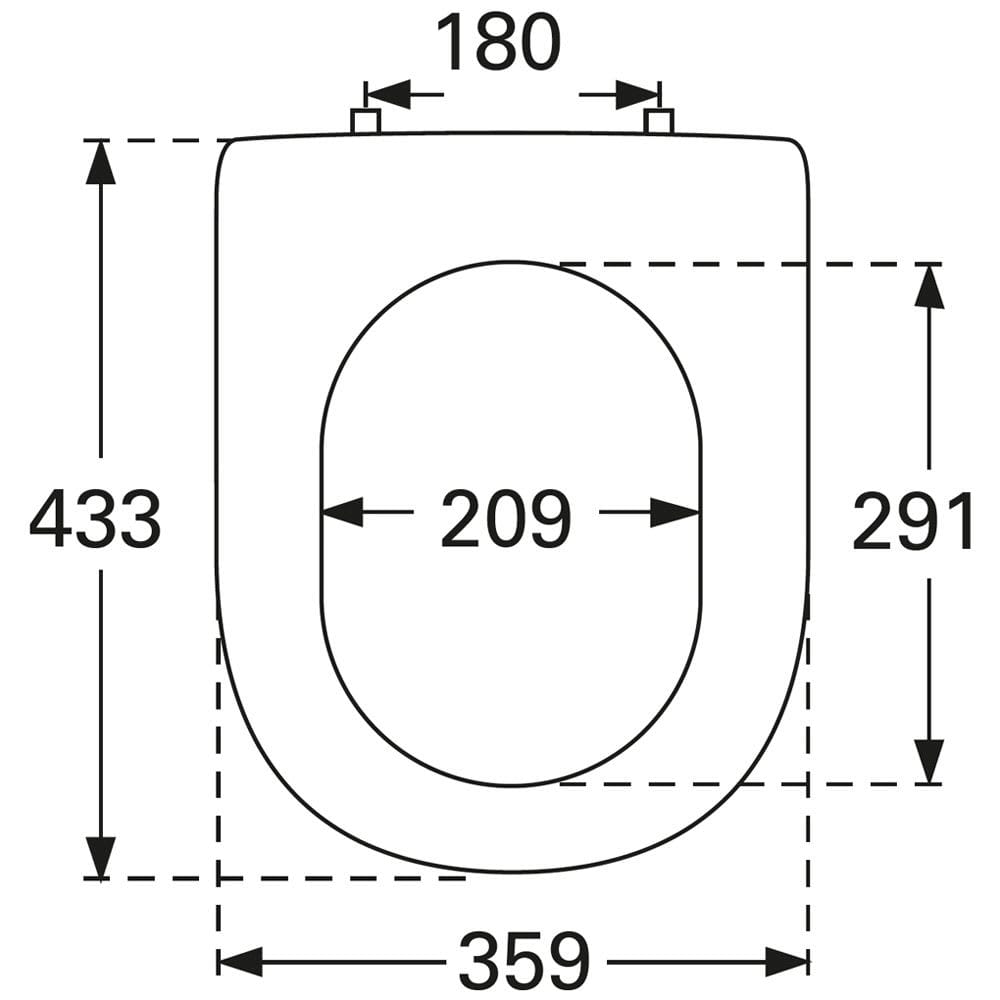 Villeroy & Boch Subway 2.0 WC-Sitz mit Quick-Release